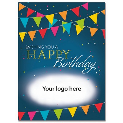 Pennant Birthday Logo Card