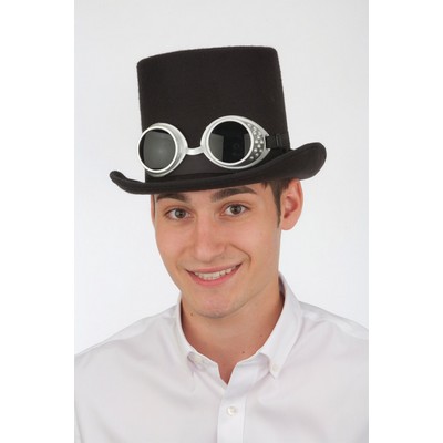 Best Seller. Deluxe Felt Steampunk Top Hat W/Googles