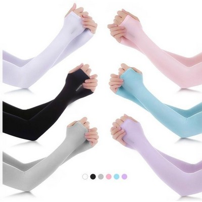 Ice Silk UV Protection Cooling Arm Sleeves