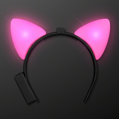 Pink Cat Ears Headband - BLANK