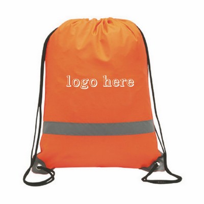 Reflective Drawstring Bag