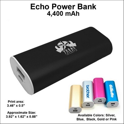 Echo Power Bank 4400 mAh - Black