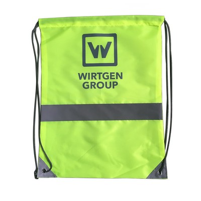 Safety Reflective Drawstring Bag