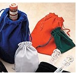 Velvet Drawstring Jewelry & Gift Pouch (3 1/2"x4 1/2")