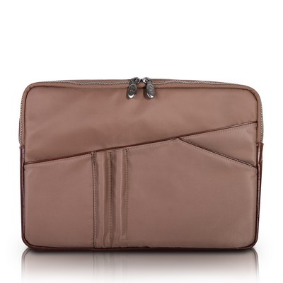 CRESCENT | 14" Khaki Nylon Laptop Sleeve | McKleinUSA