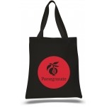 Black Zippered Promotional Tote Bag - 1 color (15" x 16")