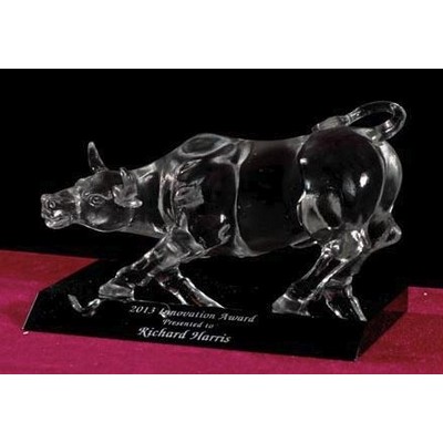 Sculpted Crystal Ox Award