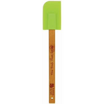 11.75" Green Silicone Spatula