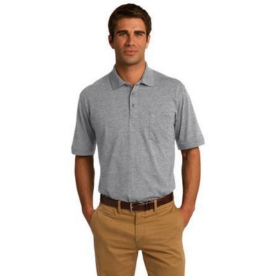 Port & Company® Core Blend Jersey Knit Pocket Polo Shirt