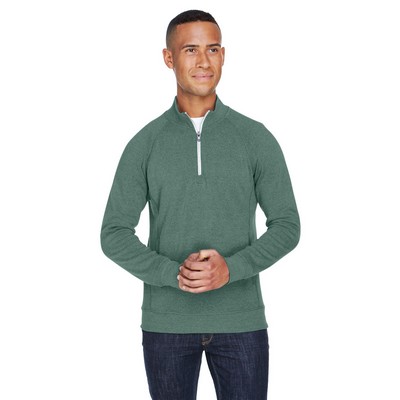 J AMERICA Adult Triblend Fleece Quarter-Zip