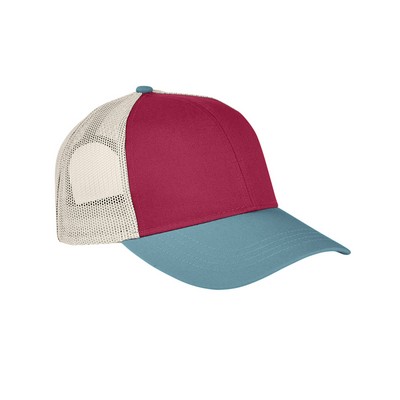 Authentic Pigment Accessories Tri-Color Trucker Cap