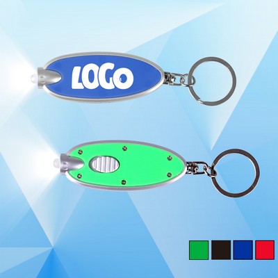 LED Flashlight with Key Chain