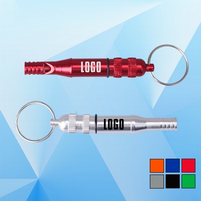 Rotatable Whistle w/ Key Ring