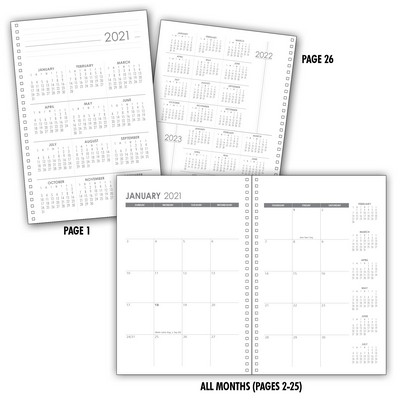 Planner Insert Set 1: 12 Months/13 Sheets, Medium