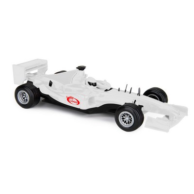 1/32 Scale 6.5 " Die Cast White Formula-indy Style Race Car White