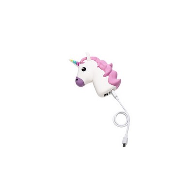 Unicorn shape soft PVC Power Bank 5200 MAH