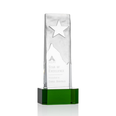 Stapleton Star Award - Optical/Green 9½"