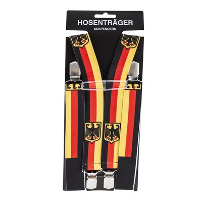 German Flag Suspenders