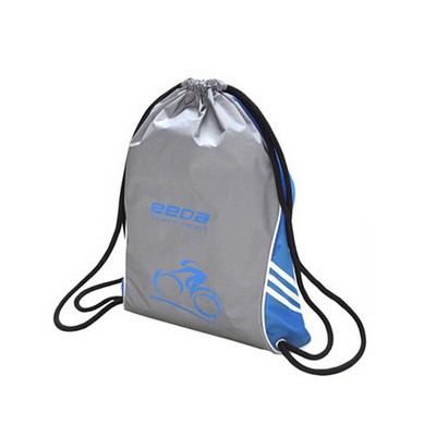 Reflective Drawstring Backpack