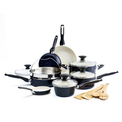 GreenPan Rio Ceramic Non-Stick 16-Piece Cookware Set