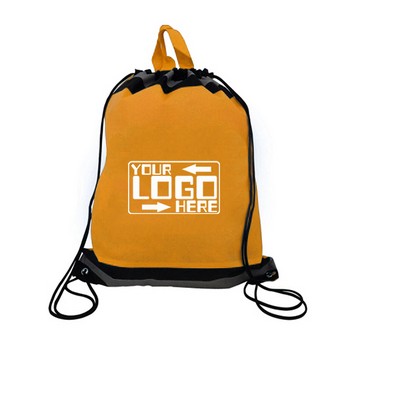 Reflective Non Woven Drawstring Backpacks