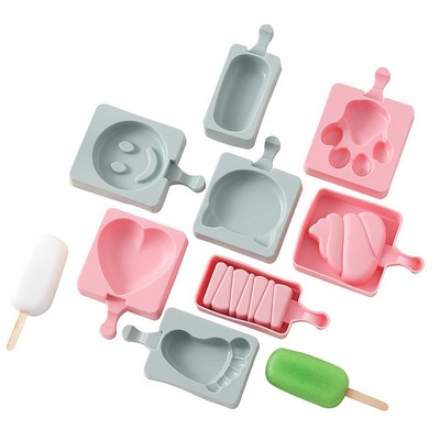 Single Silicone Cream Mould Popsicle Mold With Cover