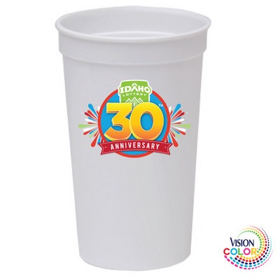 22 Oz. Stadium Cup- Made in the USA - Full Color Imprint