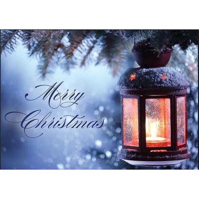 Christmas Lantern Economy Holiday Card