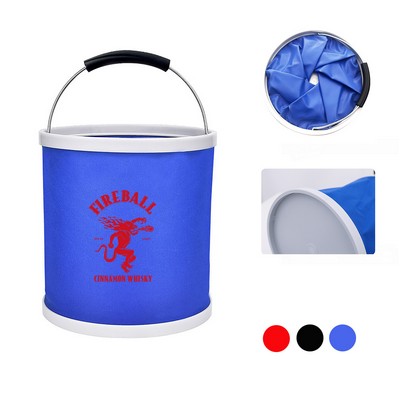 9L Collapsible Camping Water Bucket