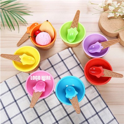 Reusable Ice Cream Bowls Set