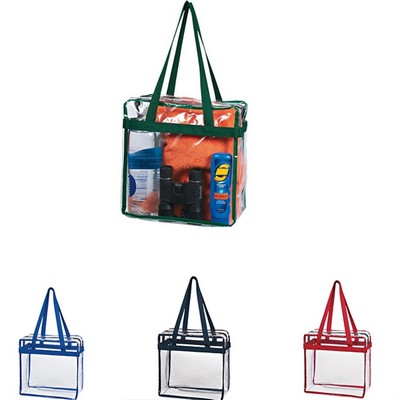 Clear Stadium Tote PVC Bag