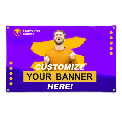 Digital Printed 13 oz Vinyl Scrim Banner 15 sq/ft & Up