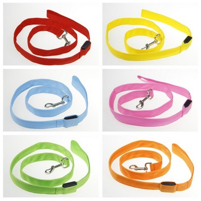 LED Dog Leash w/Reflective Strips