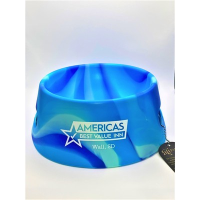 Silicone Aqua-Fur 1-Liter Dog Bowl