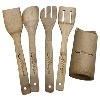 Bamboo Kitchen Utensil Set