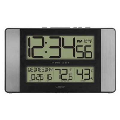 La Crosse® Digital Wall Clock w/Atomic Time