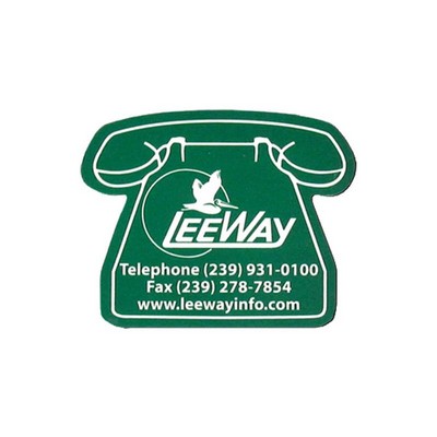 Telephone Stock Shape Vinyl Magnet - 30mil