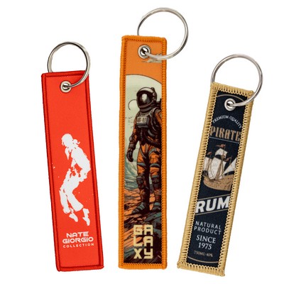 Custom Sublimated Flight Keytags 4"