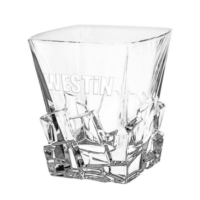 Westgate Crystal Cubed Rocks Glass