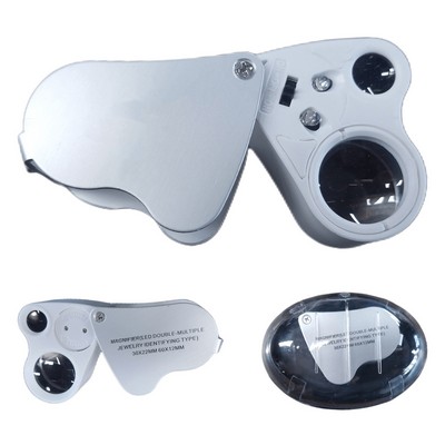 Foldable LED Illuminated Loupe