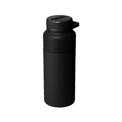 BruMate Rotera 35oz Flip Straw Water Bottle - Matte Black