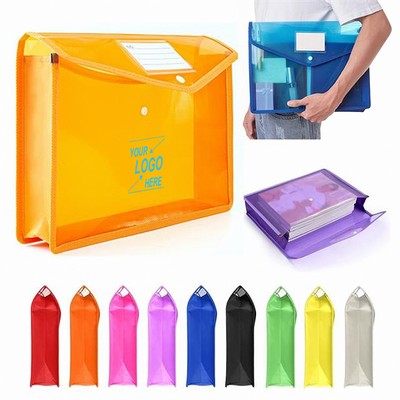 Plastic Expandable Document File Folder Envelopes