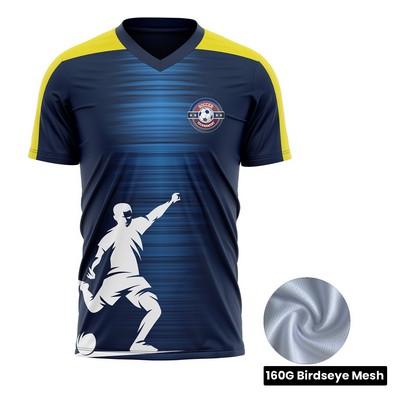 Premium Full Sublimation Soccer Jersey - Birdseye Mesh - Men's, Women's, Kids'