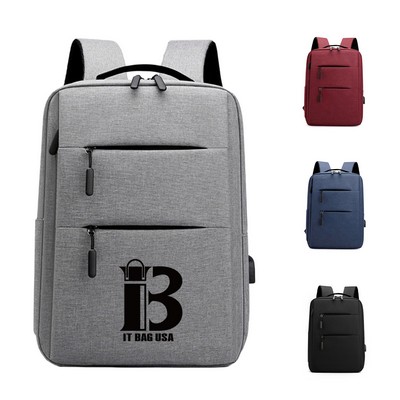 Shoulder Usb Charging Wear Resistant Backpack