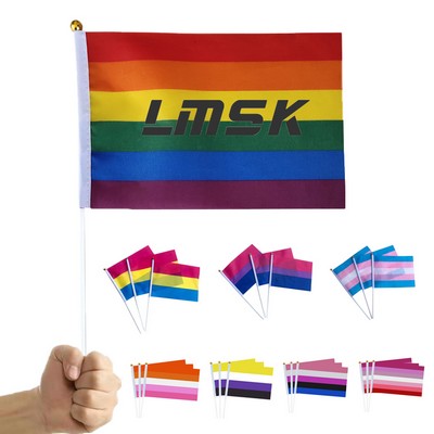 Hand Held Pride Flag