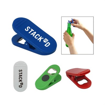 Magnetic Bottle Opener Memo Clip - Jumbo-sized, Handy