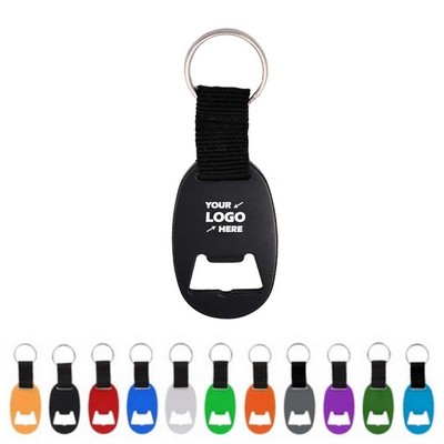 Metal Key Tag with Bottle Opener