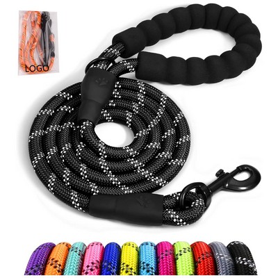 5 FT Reflective Dog Leash With Comfortable Padded Handle