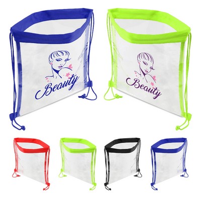 Clear Drawstring Bag (12" X 12")