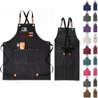 Adjustable Multifunctional Canvas Work Apron